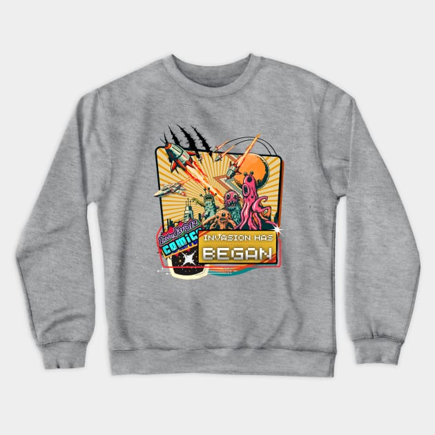 Invad3rDiz Comics - Invasion has Begun.. Crewneck Sweatshirt by Invad3rDiz